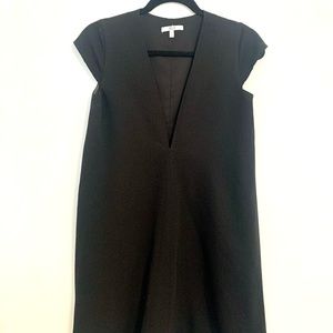 Asilio Black Deep V Cocktail Dress